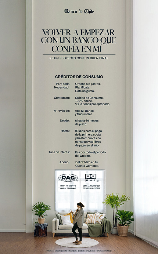 Campaña Banco de Chile - Créditos para Créditos