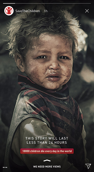 Campaña Save the Children - Stories