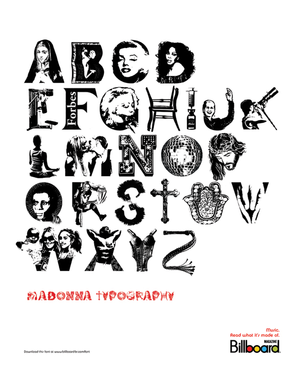 Madonna Typography