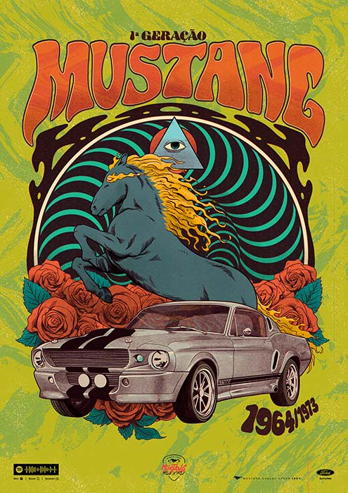 Campaña Ford Mustang - Dia do Rock