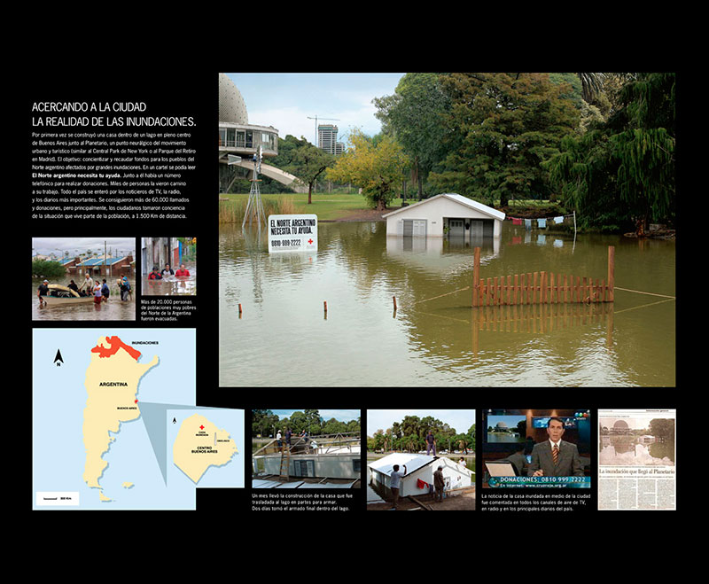 Casa inundada (Gran Ojo Vía Pública 2008 - El Ojo 20 años)