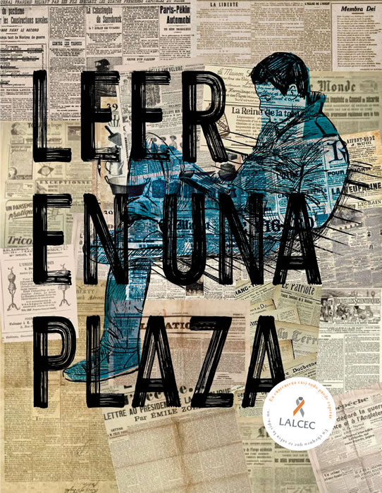 Leer en una plaza