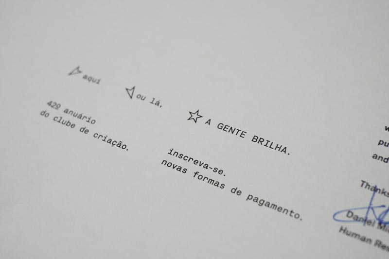 Aqui ou lá, a gente brilha - Assinatura 5