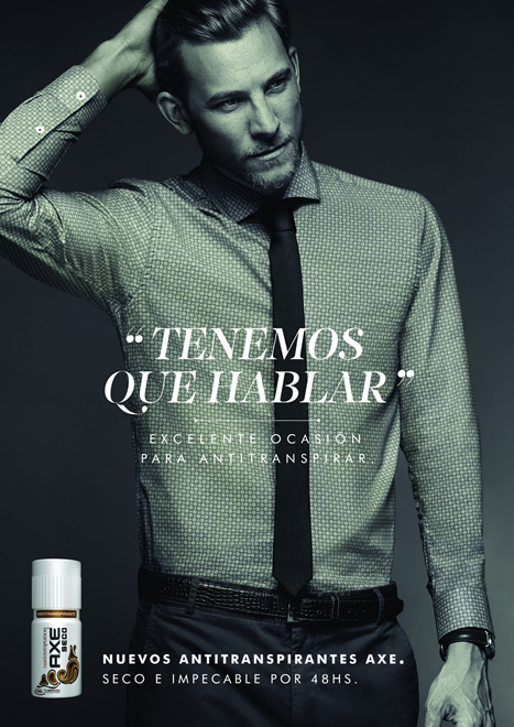 Campaña Axe Antitranspirantes