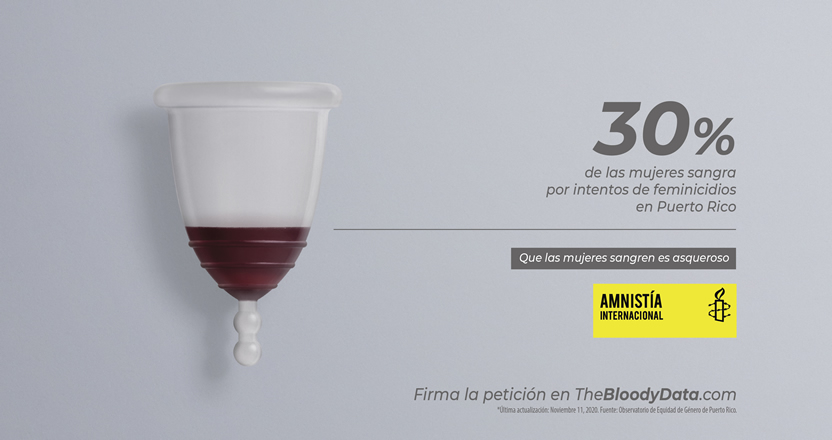 Campaña Amnistia Internacional - The Bloody Data