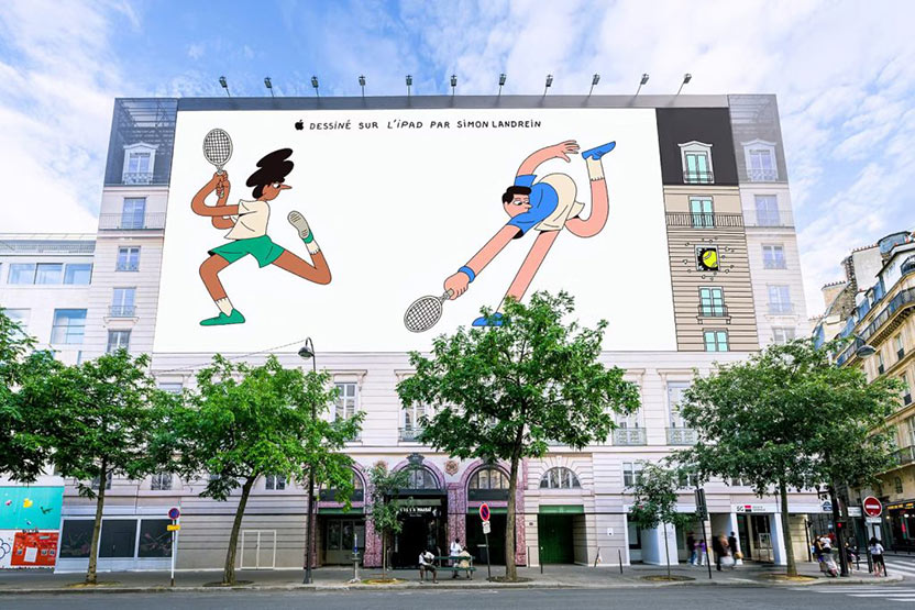 Campaña Apple iPad - Dessine Sur L´iPad
