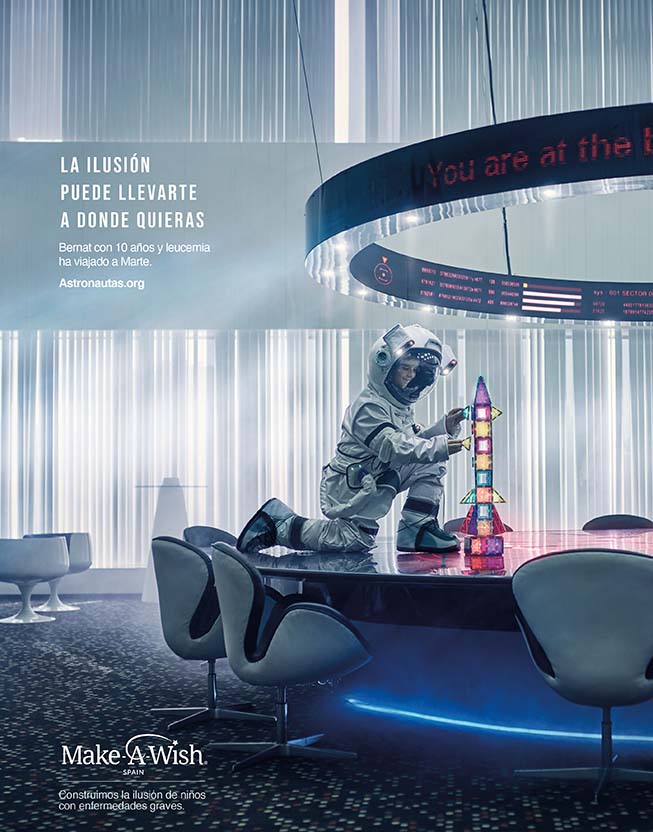 Campaña Make A Wish - Astronautas