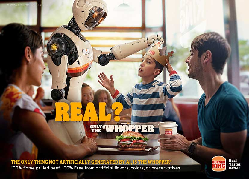 Campaña Burger King  - Fake Versus Real