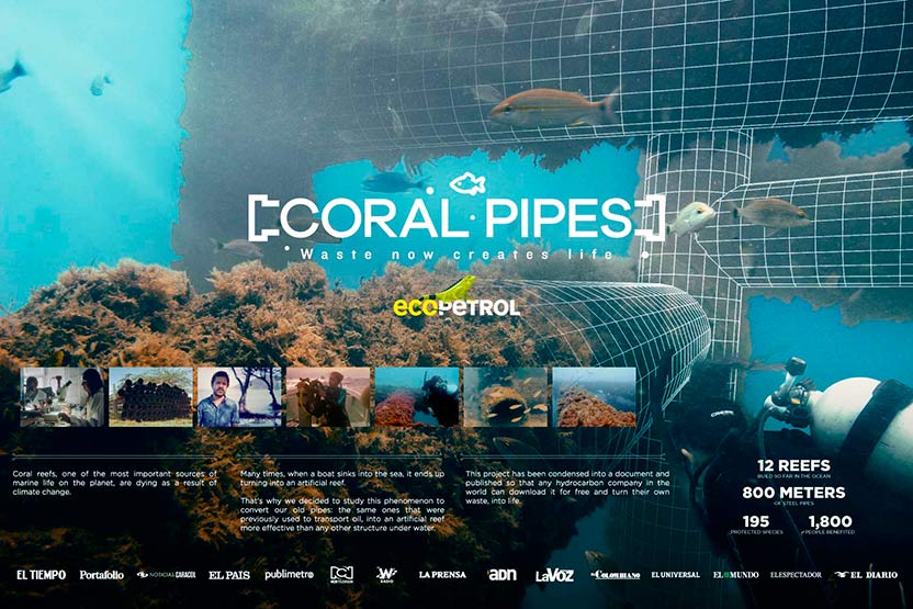 Board - Coral pipes