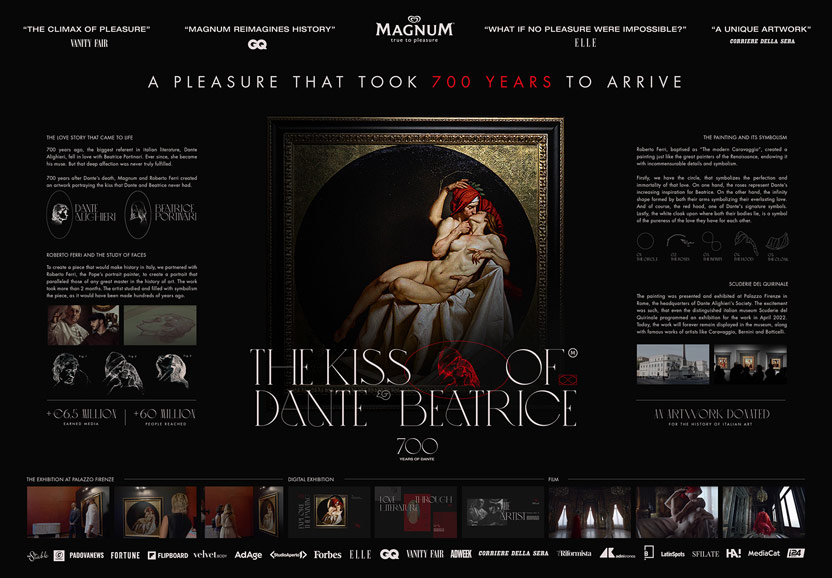 Board - The kiss of Dante & Beatrice