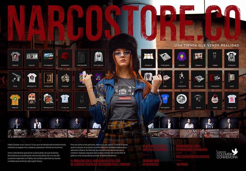 Board - Narco store (El Ojo 2020)