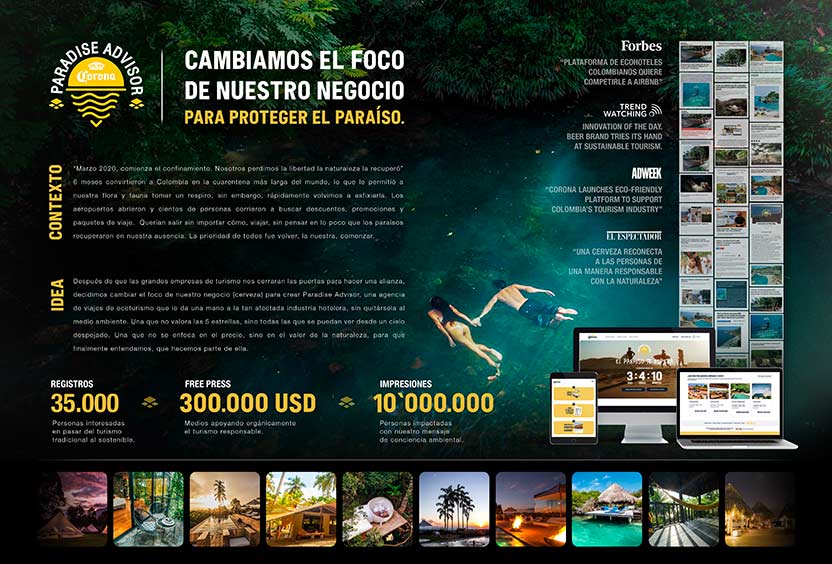 Board - Paradise advisor (El Ojo 2020)