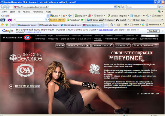 Web - C&A + Beyoncé