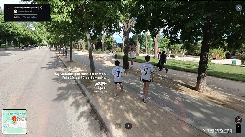 Campaña Liga F - Ganando en la Calle