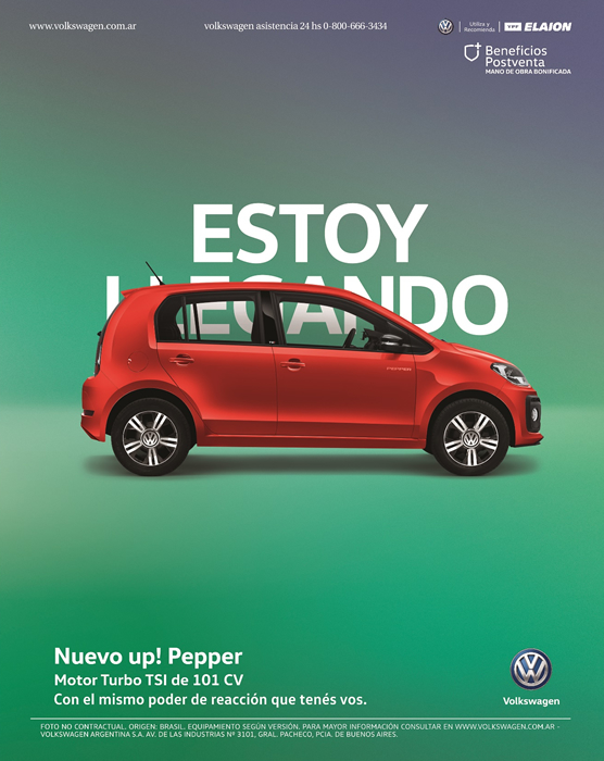 Campaña Volkswagen up! Pepper