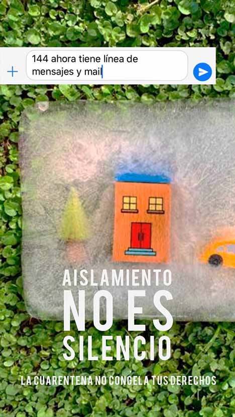 Campaña #AislamientoNoEsSilencio