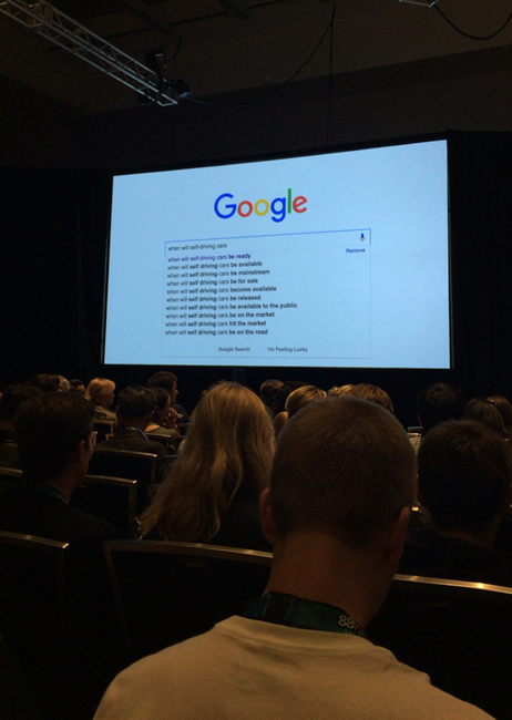 Charla de google self driving car