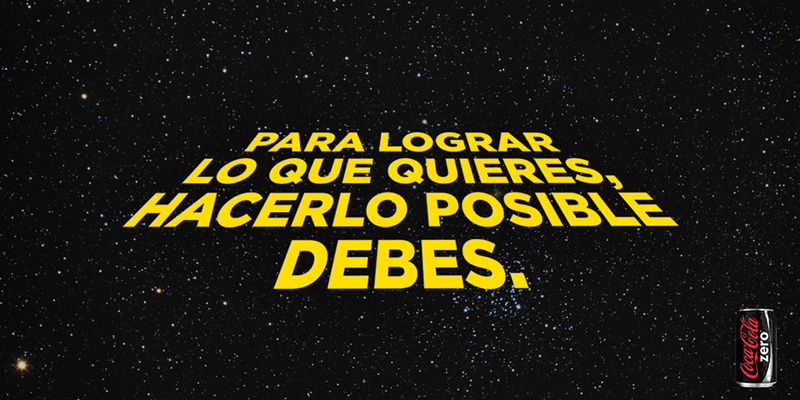 Coca Cola Zero- Star Wars Day