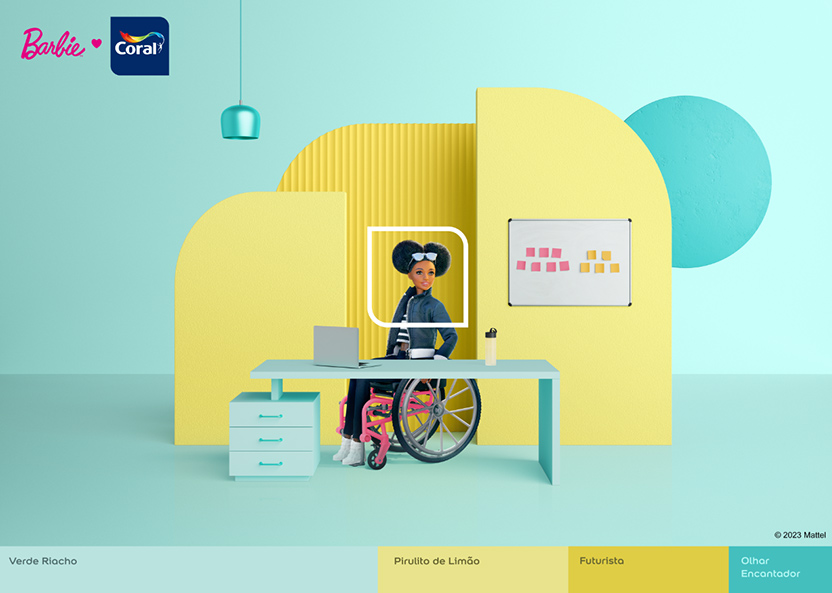 Campaña Coral y  Barbie - Sua casa pode ser tudo o que você quiser