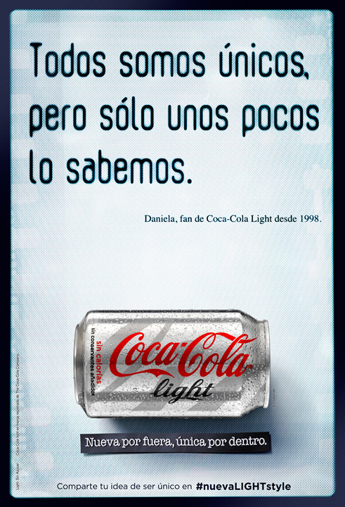Campaña Coca Cola Light España