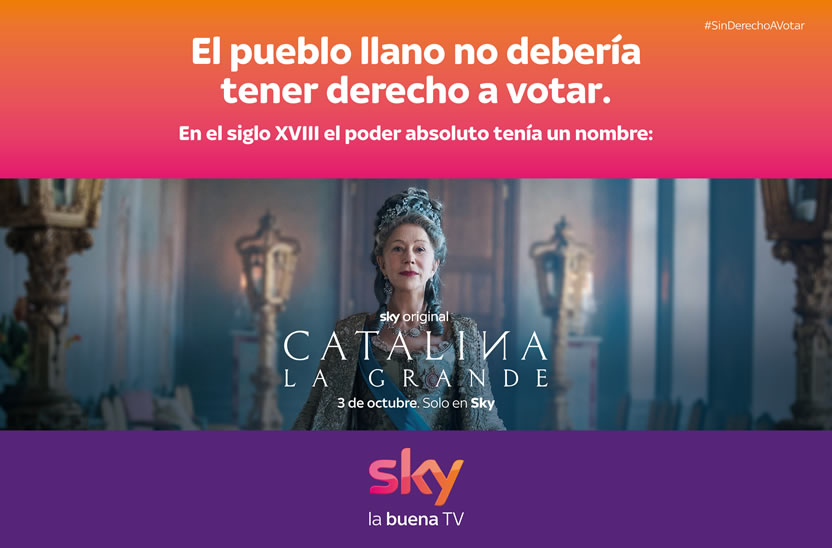 Acción SKY España - #SinDerechoAVotar