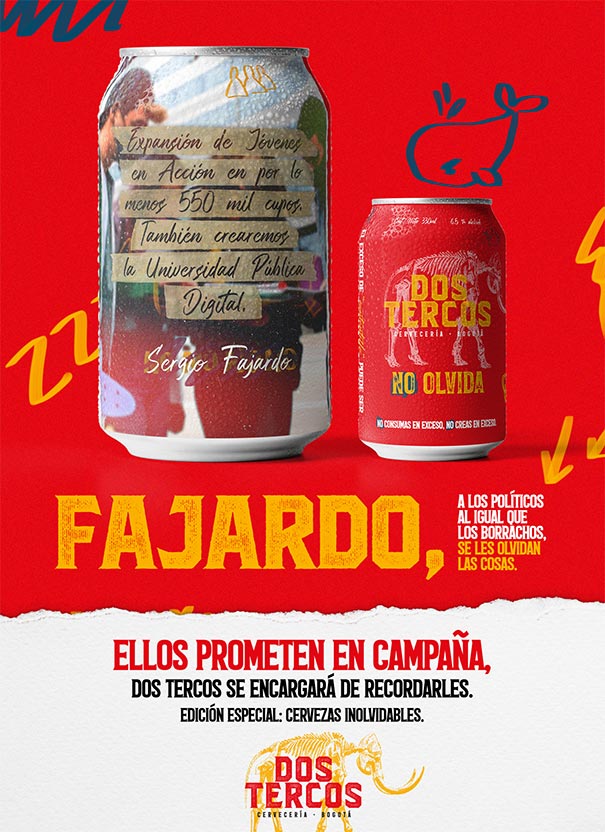 Campaña Dos Tercos - Cervezas Inolvidables