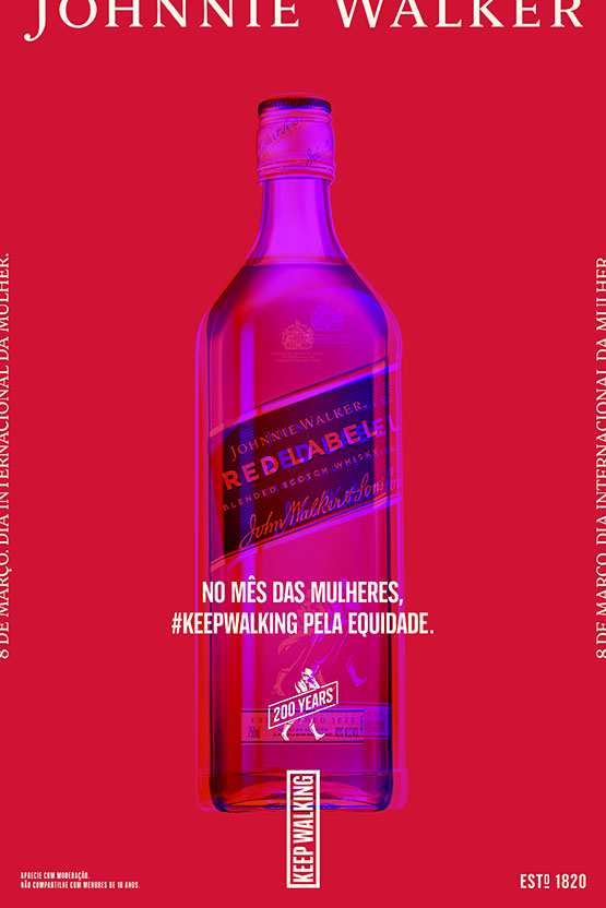 Campaña Johnnie Walker - Keep Walking Pela Equidade