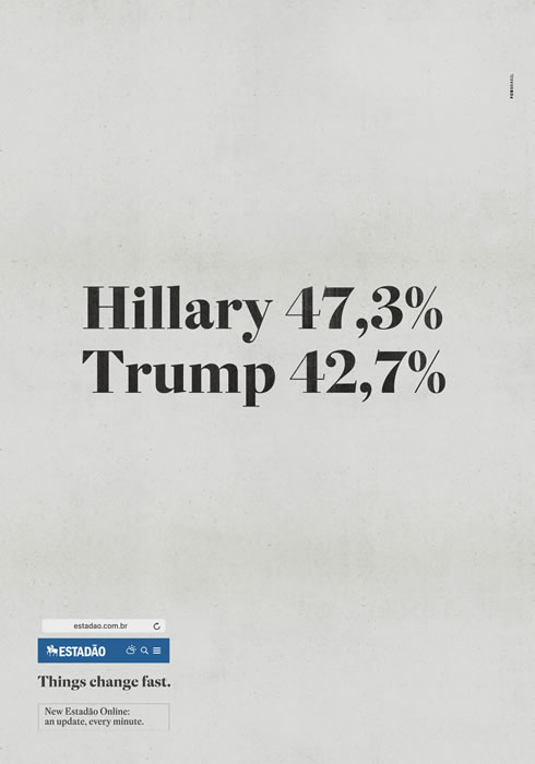 Campaña Estadao Online - Things Change Fast