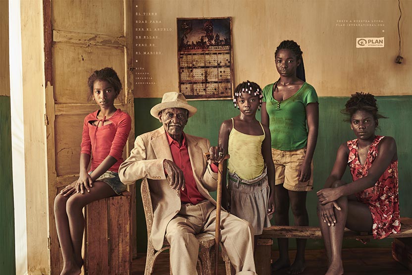 Campaña Plan International Brasil - Family Portrait