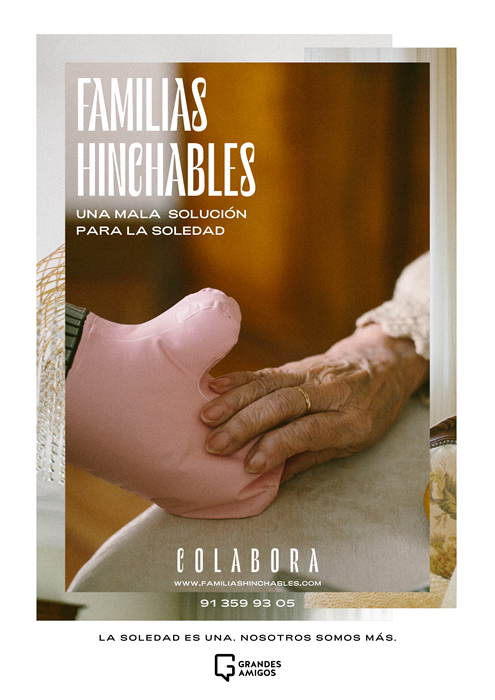 Campaña ONG Grandes Amigos - Familias Hinchables