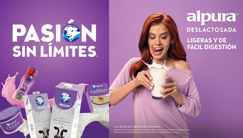 Campaña Alpura Deslactosada, Pasión sin Límites