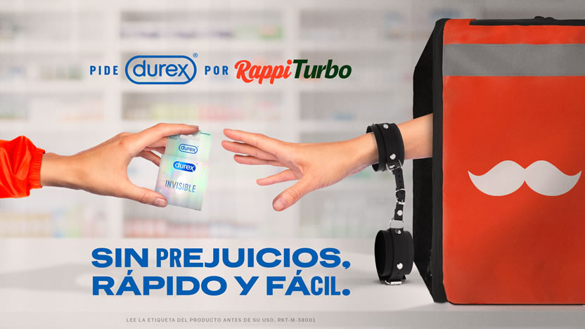 Campaña - Pide Durex por Rappi Turbo