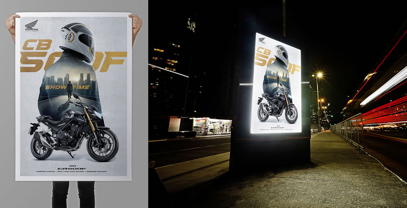 Poster - Honda Cb 500f