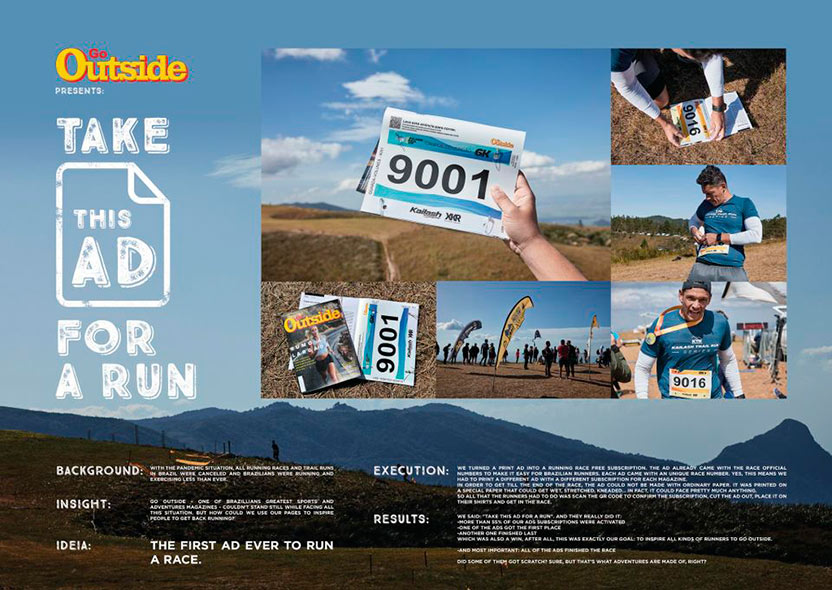 Take this ad for a run 