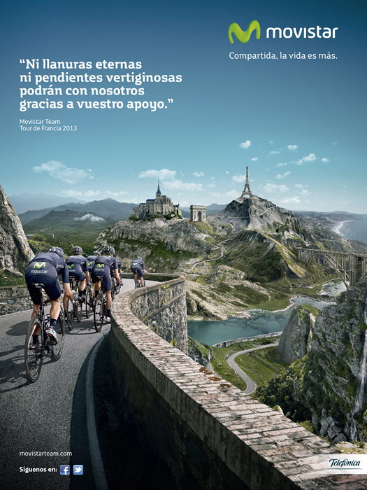 Campaña Movistar Team