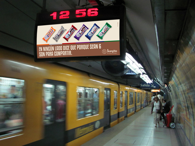 Indicador Andén del Subte - Jorgito Minis 2013