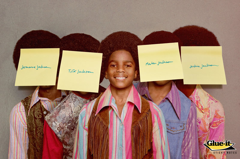 Campaña Glue-it Sticky Notes