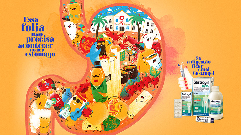 Essa folia não precisa acontecer no seu estômago 