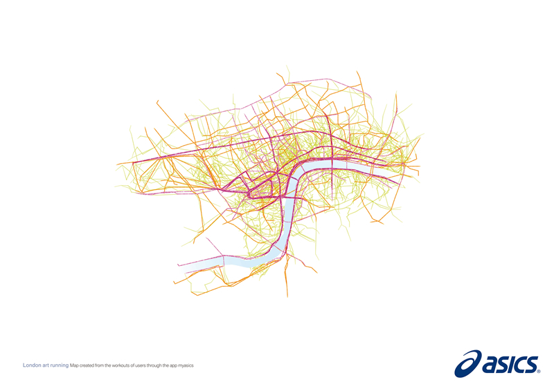 Campaña Cities Art Running - Asics