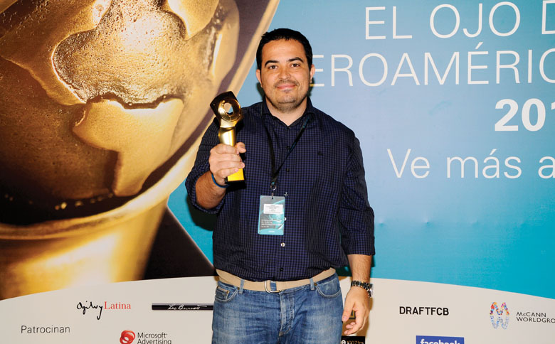 Raphael Vasconcellos, con el oro de su agencia en Interactivo por el caso Fiat Mio para Fiat