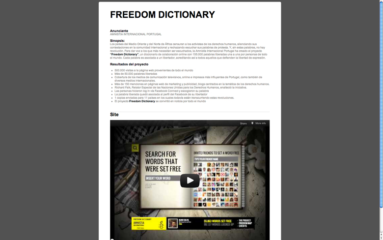 Freedom dictionary