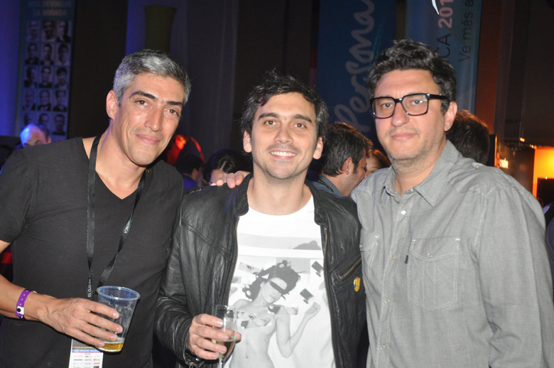 Mauricio Francini, Facundo Romero y Estaban Sacco