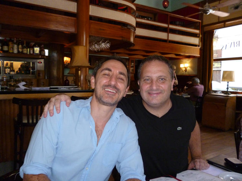 David Droga junto a Santiago Keller Sarmiento