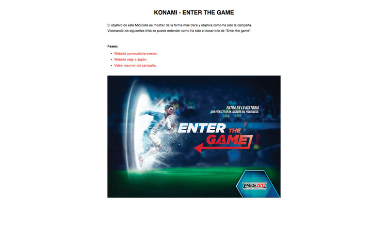 Enter the game