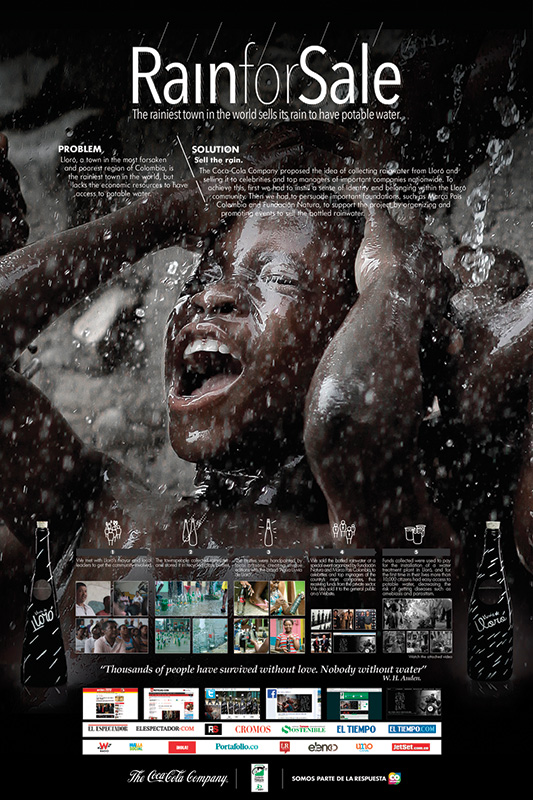 Campaña Coca Cola - Rain for Sale