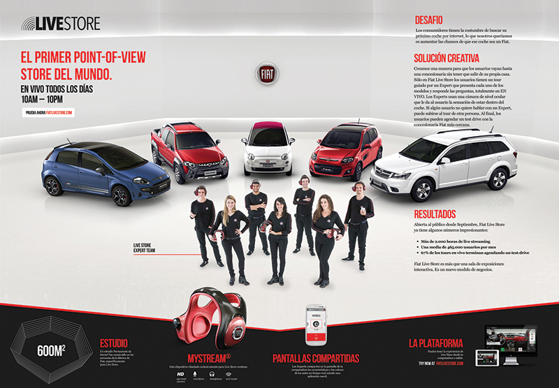 Fiat live store - Oro El Ojo Interactivo