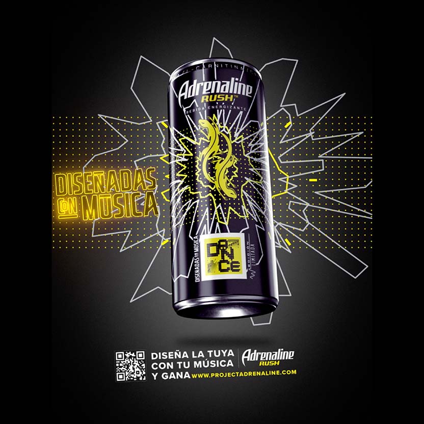 Campaña Adrenaline Rush - Latas