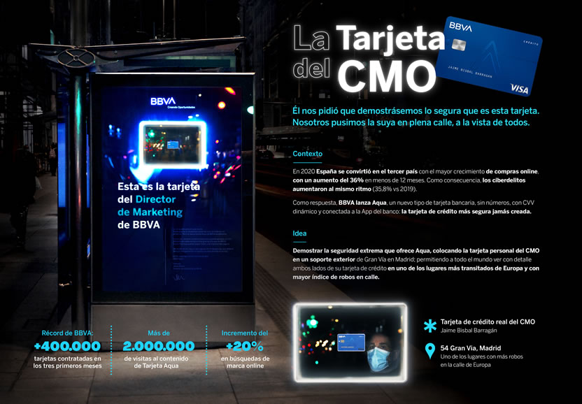 La tarjeta del CMO
