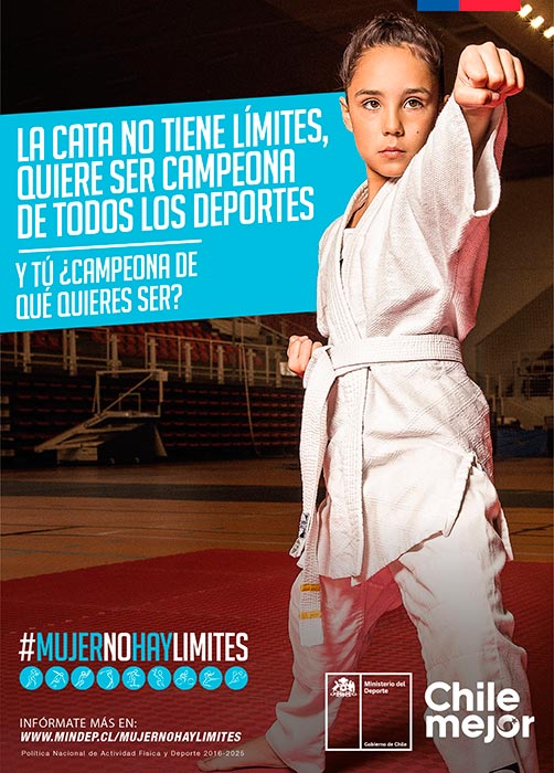 Campaña #MujerNoHayLímites - Ministerio del Deporte