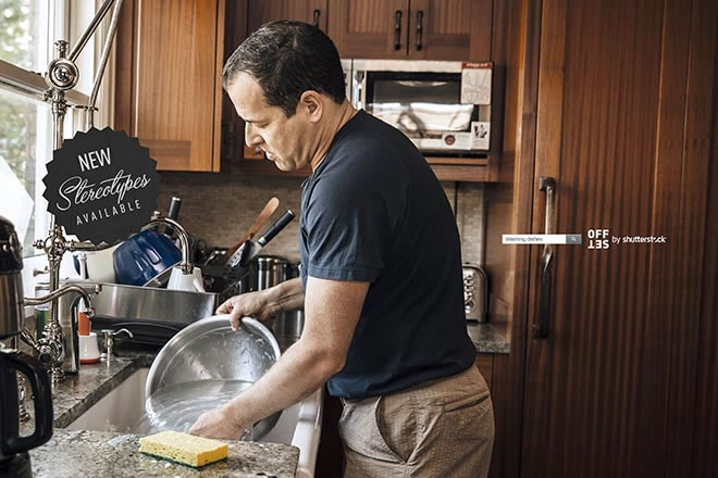 Man Washing Dishes